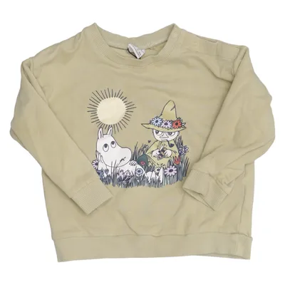Sweatshirt (Green) from Moomin by Lindex Cotton, Elastane