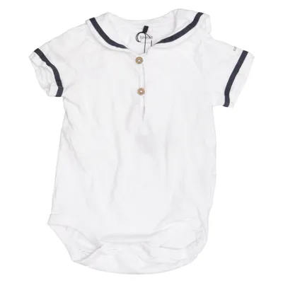 Body (White) from Newbie by KappAhl Cotton