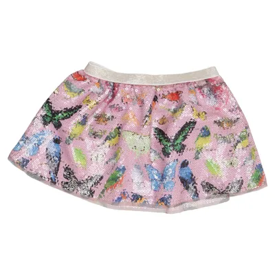 Jupe (Rose, Multicolore) de Kelzuki x H&M Polyester