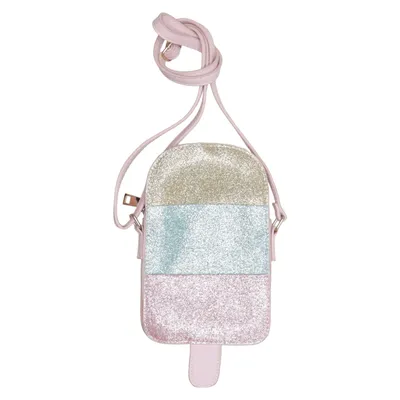 Shoulder-bag (Gold, Turquoise, Pink) from Lindex