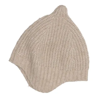 Beanie (Beige) from Zara Acrylic, Polyester, Wool