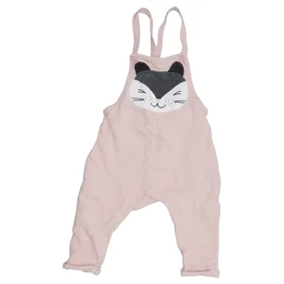 Tuinbroek (Roze) van Lindex Baby Katoen