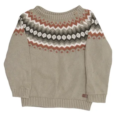Tröja (Beige, Brun, Vit) från Newbie by KappAhl Bomull