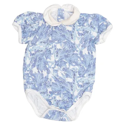 Romper (Blauw, Wit) van Brora Elastaan, Viscose