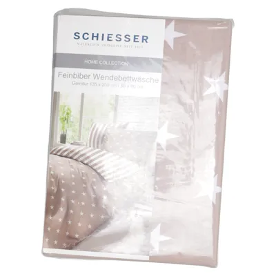 Bed set (Feinbiber Wendebettwäsche) from Schiesser Cotton
