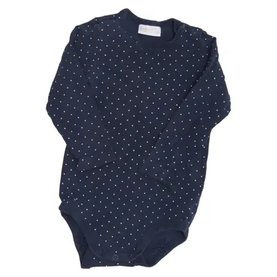 Body (Blå, Vit) från Baby by Lindex Bomull, Elastan