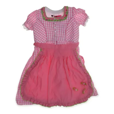 Dirndl (Pink, White, Multicolored) from Krüger Madl Cotton