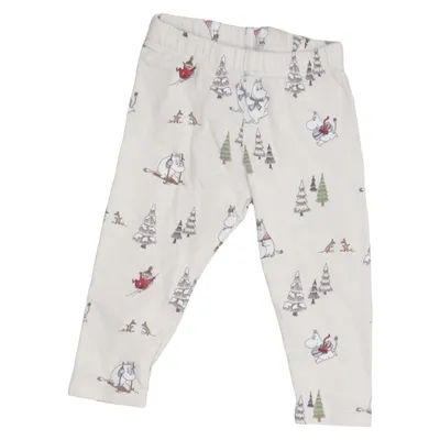 Leggings (Beige, Meerkleurig) van Index Katoen, Elastaan