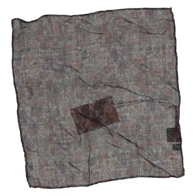 Handkerchief (Purple, Green, Brown) from Tiger of Sweden Silk, Wool