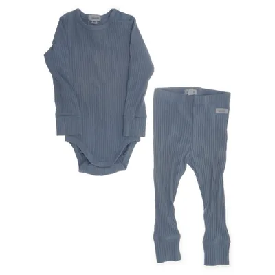 Pyjamas (Blå) från Newbie by KappAhl Bomull, Elastan