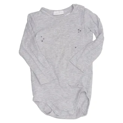 Body (Grå) fra Baby by Lindex Bomuld, Elastan, Viscose
