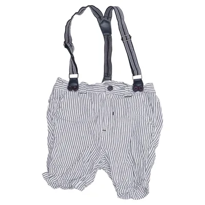 Salopette courte (Bleu, Blanc) de Jacky Coton
