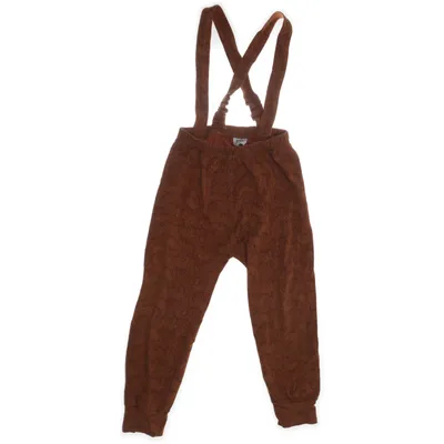 Hängselbyxor (Brun) från Müsli Elastan, Ekologisk bomull