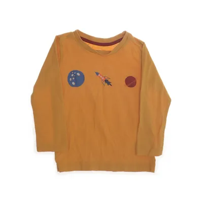 Långärmad t-shirt (Gul) från Mothercare Bomull, Elastan