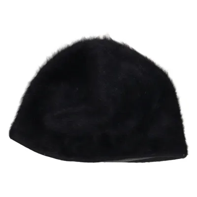 Beanie-Mütze (Schwarz) von Nordiska Kompaniet Angora, Wolle