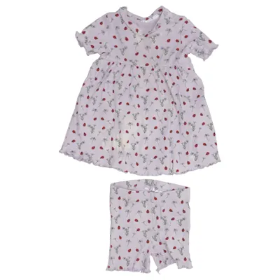 Set (Purple, Red, Green) from Sweetie Elastane, Organic cotton