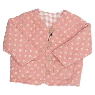 Veste (Rose, Blanc) de Zara Polyester