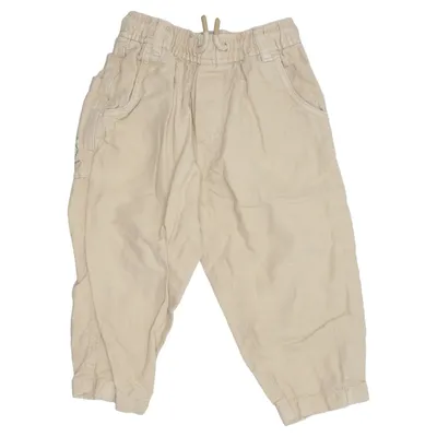 Bukser (Beige) fra Zara Bomuld, Linned