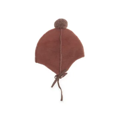 Toppluva (Rosa) från Pure Pure by Bauer Bomull, Ull