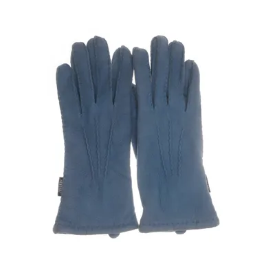 Leren handschoenen (Blauw) van Hestra Polyamide, Leer, Wol