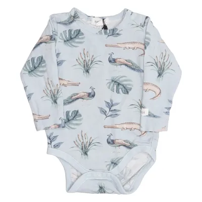 Body (Blue, Multicolored) from Newbie by KappAhl Cotton, Elastane