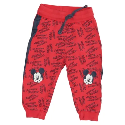 Joggingbroek (Rood, Zwart) van Disney Baby Katoen