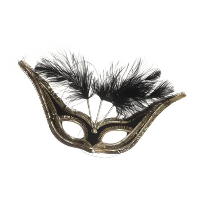 Masquerade-masker (Zwart)