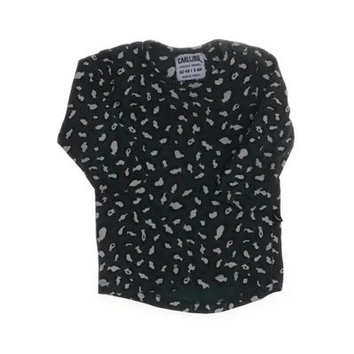 Långärmad t-shirt (Grön, Flerfärgad) från Carlijnq Elastan, Ekologisk bomull