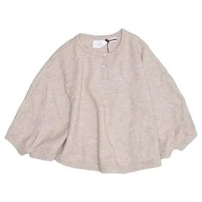 Poncho (Beige) de Zara Knitwear Polyamide, Polyester, Viscose