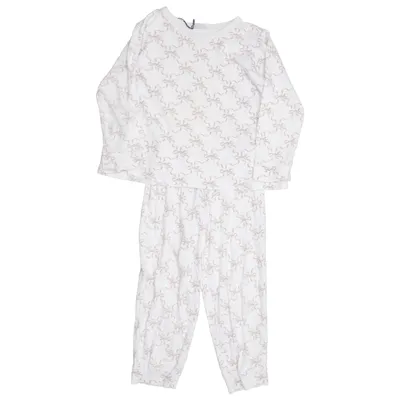 Pajamas (White, Pink) from Livly Baby Cotton
