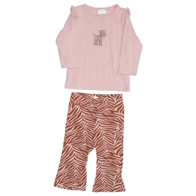 Set (Pink, Brown) from Bambino Cotton, Elastane