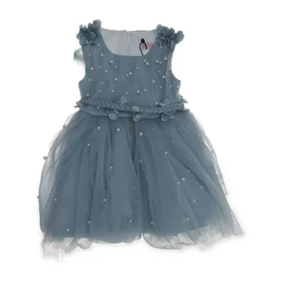 Brudnäbbsklänning (Blå) från Monita Kids Elastan, Polyester