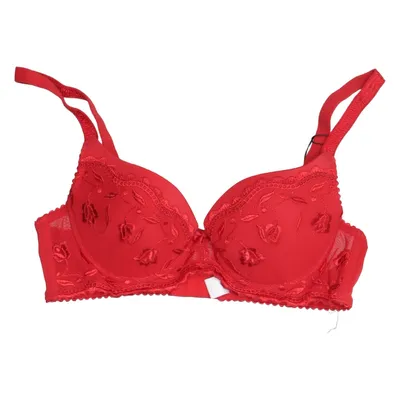 Soutien-gorge (Rouge) de Fleur Élasthane, Polyamide, Viscose