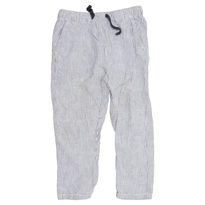 Pantalon (Bleu, Blanc) de Next Coton, Lin