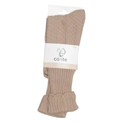 Chaussettes (Beige) de Carite Coton, Élasthane, Polyamide