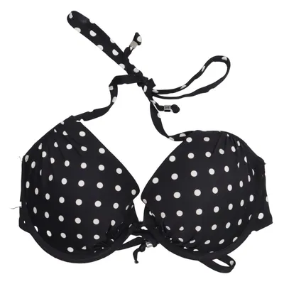 Bikini top (Black, White) from H&M Elastane, Polyamide, Polyester