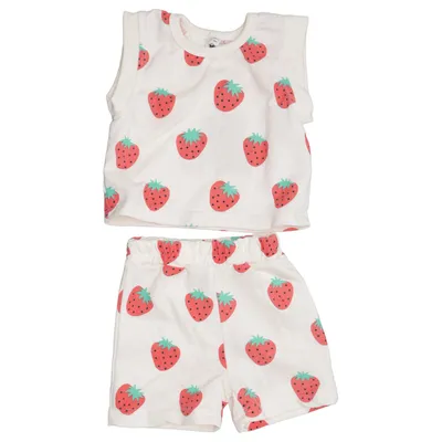 Set (Wit, Rood, Groen) van Mini Olie Katoen, Elastaan