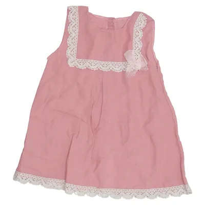 Kjole (Pink) fra Lola Palacios Bomuld, Linned