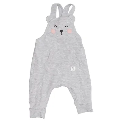 Overalls (Grå) fra Lindex Baby Bomuld, Elastan, Viscose