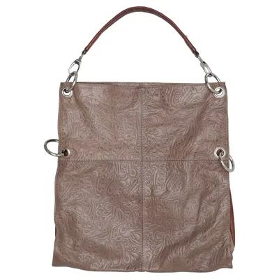 Shoulder-bag (Beige) from Lavorazione Artigiana Leather