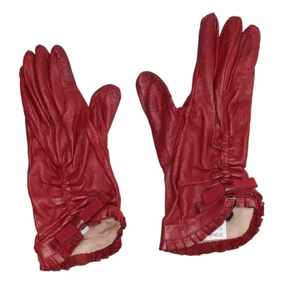 Handschoenen (Rood) van Moschino Zijde