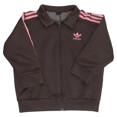 Träningsjacka (Brun, Rosa) från Adidas Bomull, Polyester