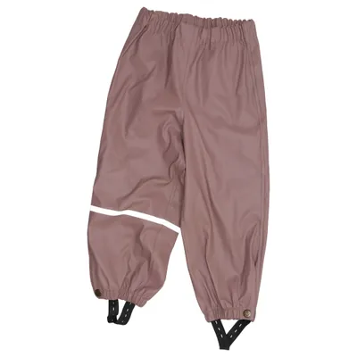 Pantalon imperméable (Rose) de Mikk-line Polyuréthane, Polyester recyclé