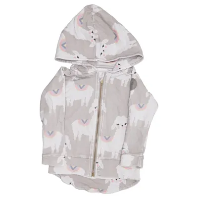Hoodie (Beige, Multicolored) from Dear Sophie Cotton, Elastane