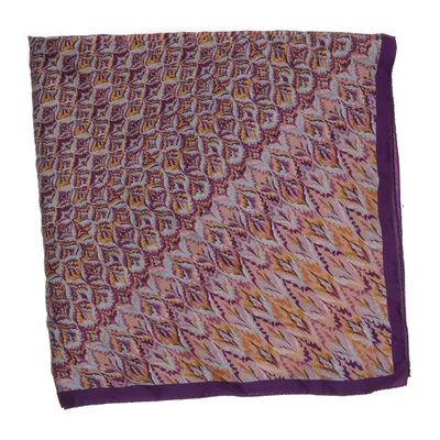 Sjaaltje (Lila, Meerkleurig) van Missoni Zijde