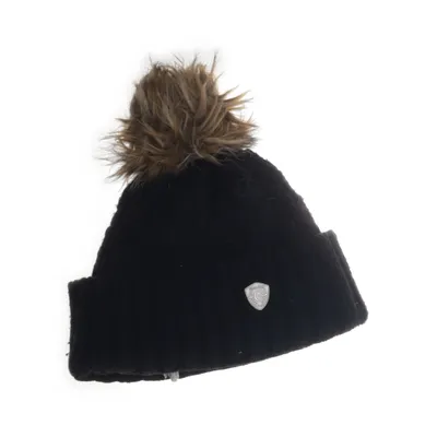 Bobble hat (Blue) from Covalliero Acrylic, Polyester, Wool