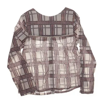 Blus (Beige, Brun, Flerfärgad) från Judith Bomull