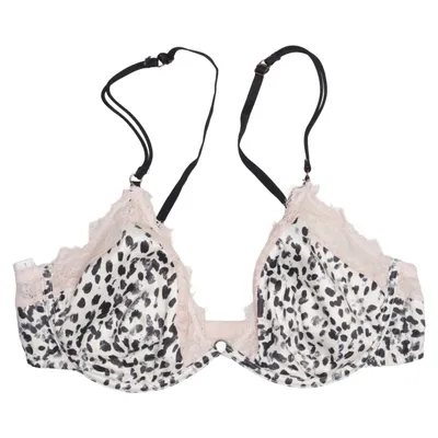 BH (Schwarz, Weiß, Pink) von Gina Tricot Elasthan, Polyamid, Polyester