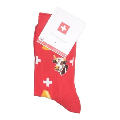 Sokken (Rood, Meerkleurig) van Cosy Socks Katoen, Elastaan, Polyamide