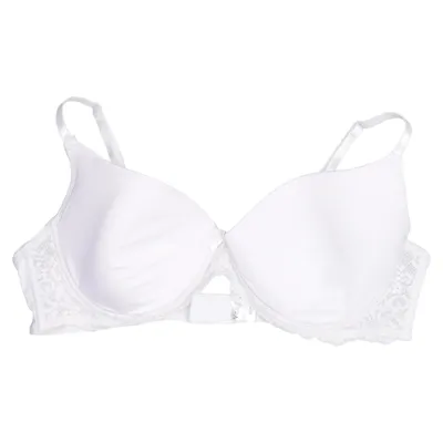 Bra (White) from Vitality Elastane, Polyester